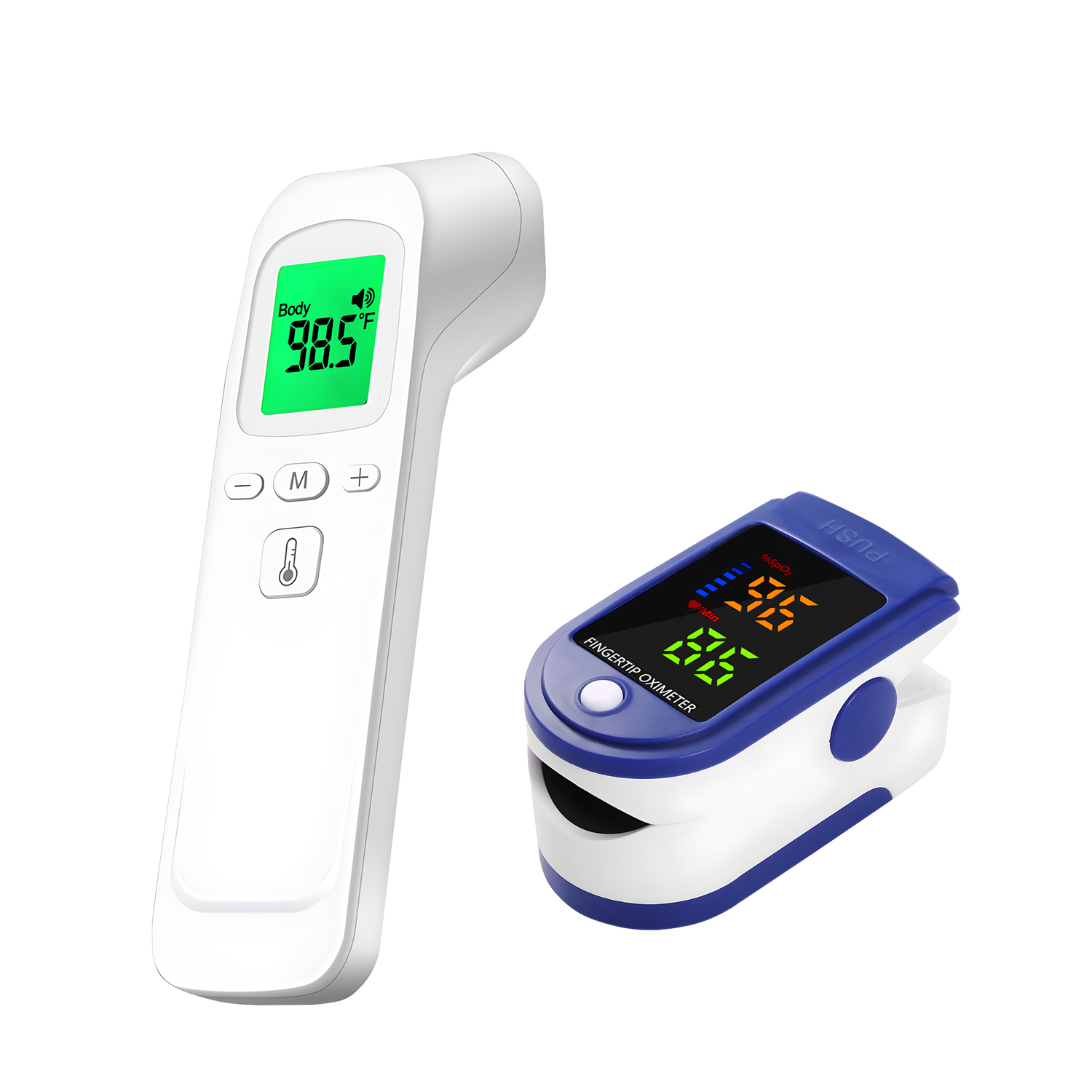 Pulse Oximeter - Инфракрасный термометр-оксиметр для измерения температуры, медицинский,