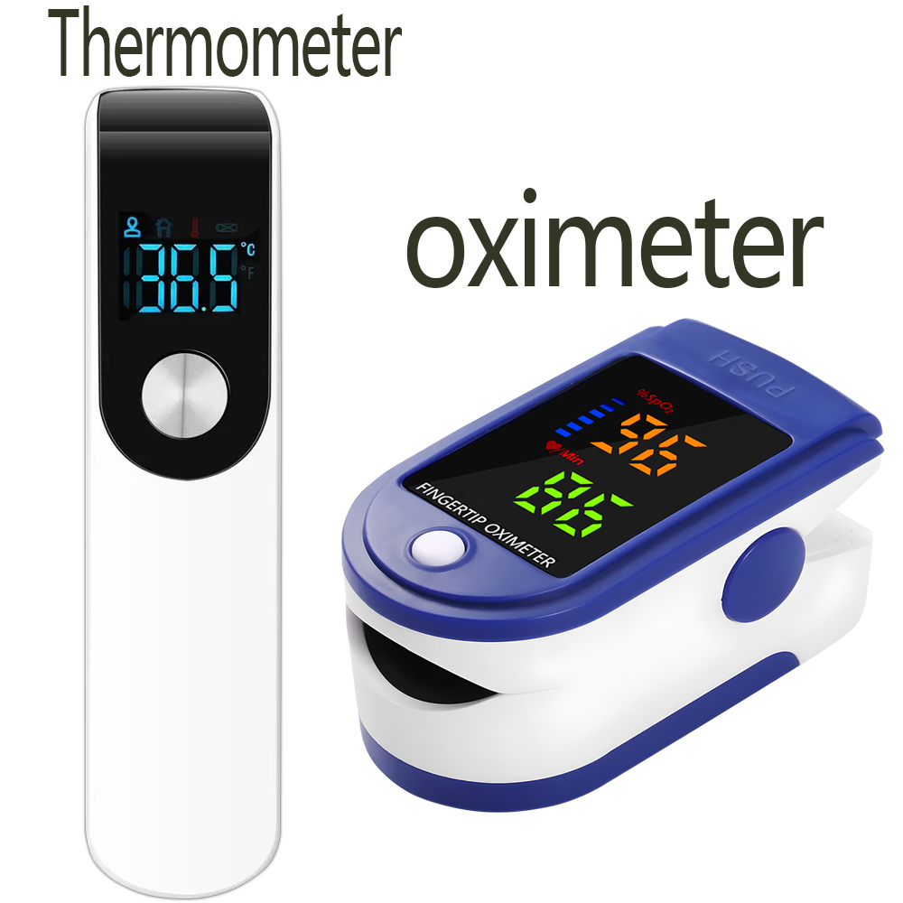 Pulse Oximeter - Медицинский налобный термометр, пальцевый пульсоксиметр, монитор