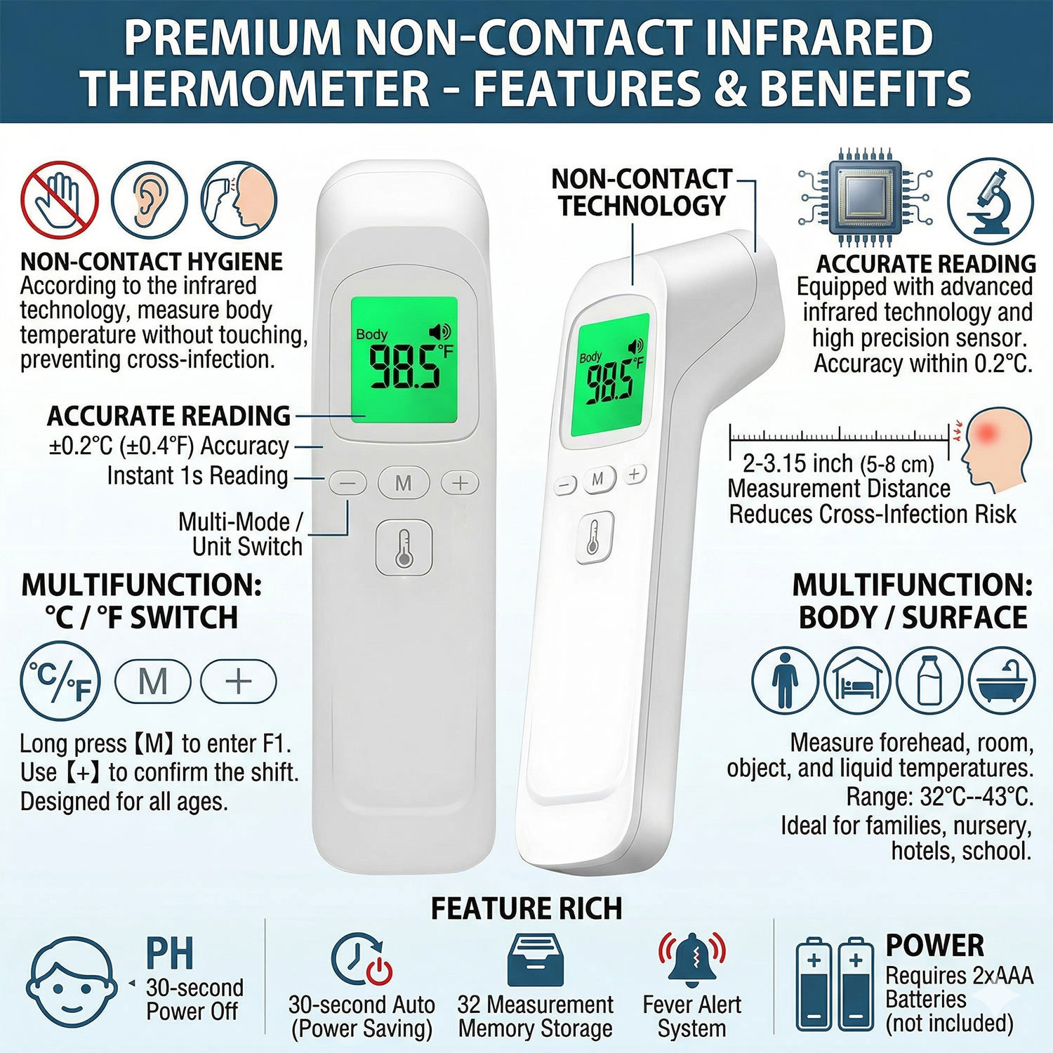 Бесконтактный инфракрасный тер – обзор и цена Pulse Oximeter