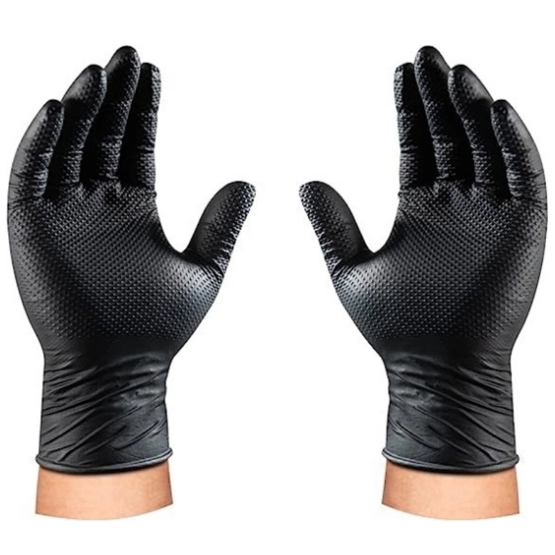 Прочные черные нитриловые перч – обзор и цена Disposable Gloves Nitrile