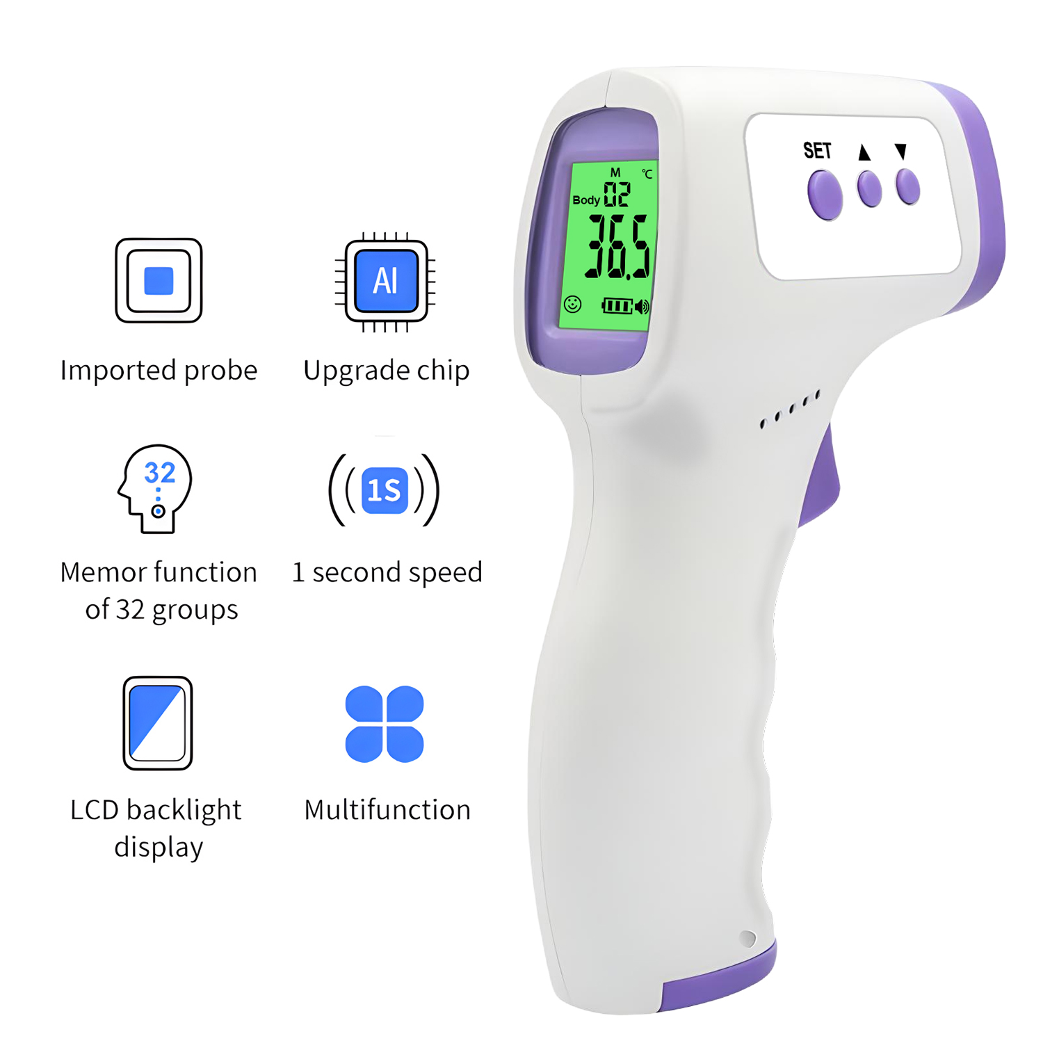 Электронный налобный термометр – обзор и цена Pulse Oximeter