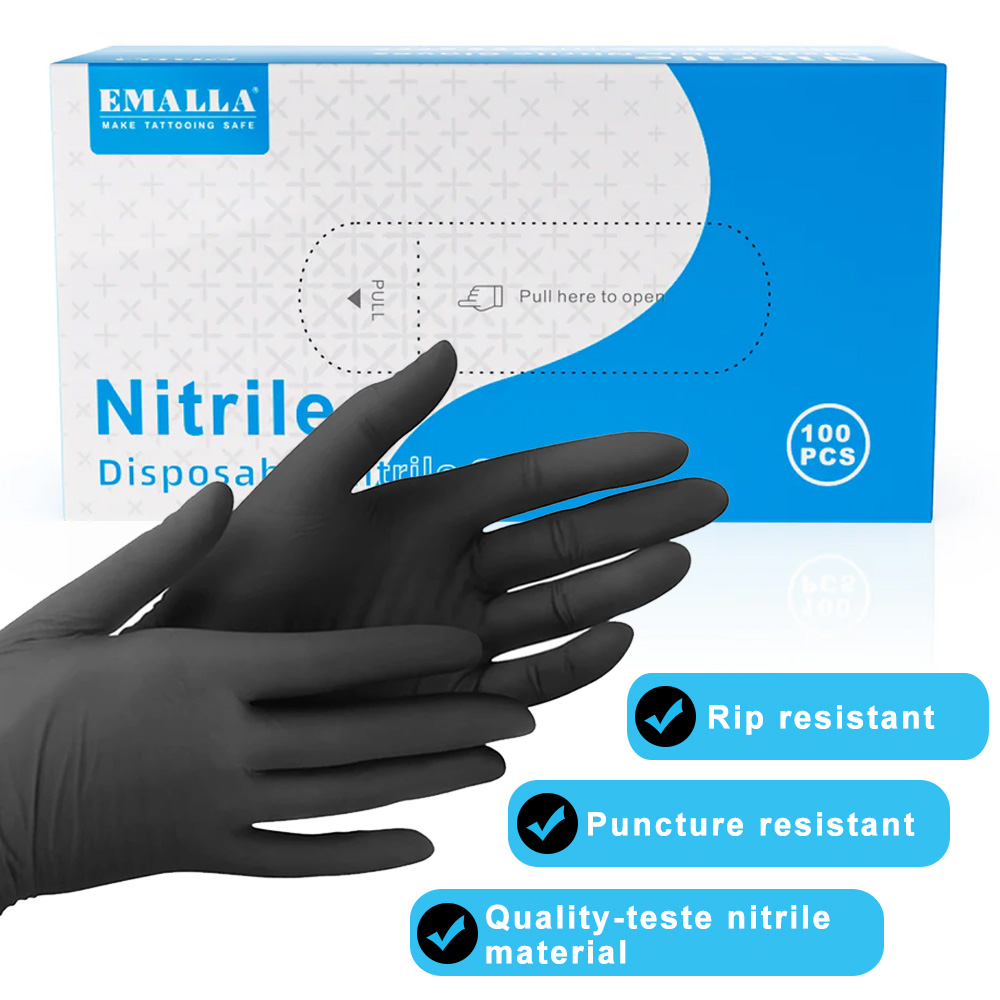 100/50/10 шт. одноразовые нитр – обзор и цена Disposable Gloves Nitrile