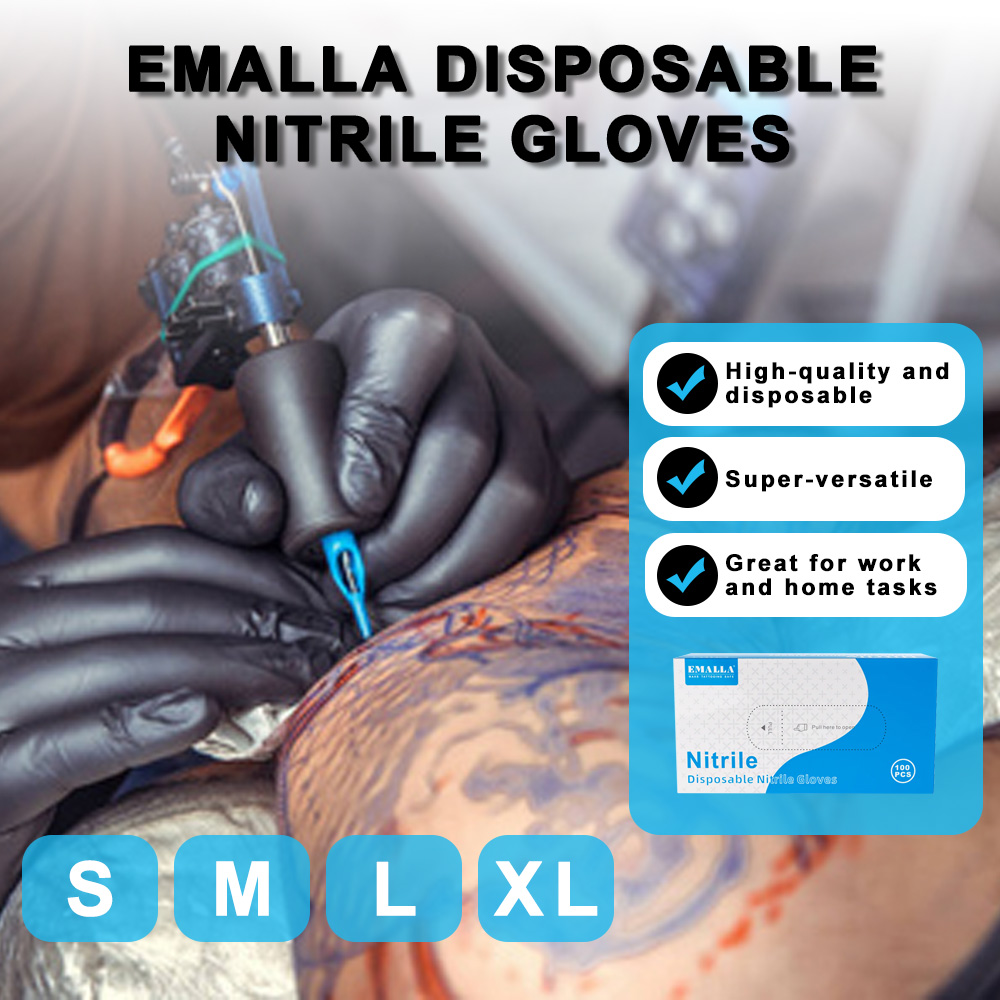 100/50/10 шт. одноразовые нитр – обзор и цена Disposable Gloves Nitrile