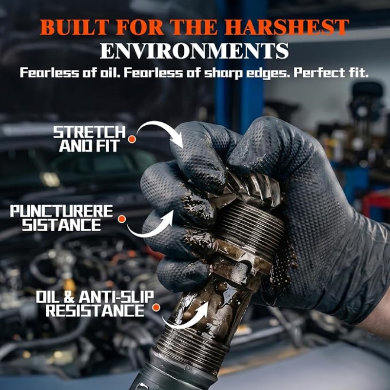 Прочные промышленные одноразов – обзор и цена Disposable Gloves Nitrile