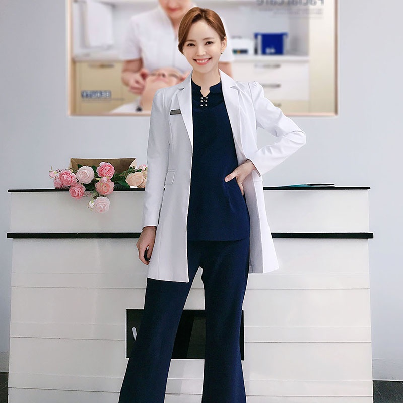 Белый медицинский халат с длин – обзор и цена Medical Lab Years
