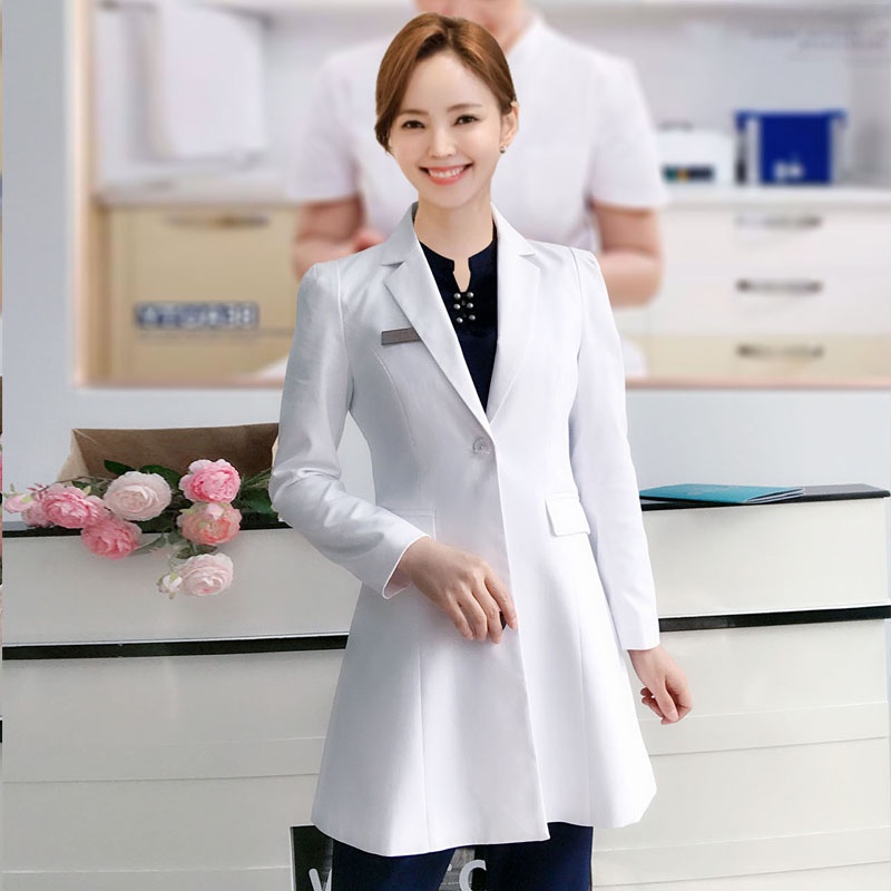 Белый медицинский халат с длин – обзор и цена Medical Lab Years