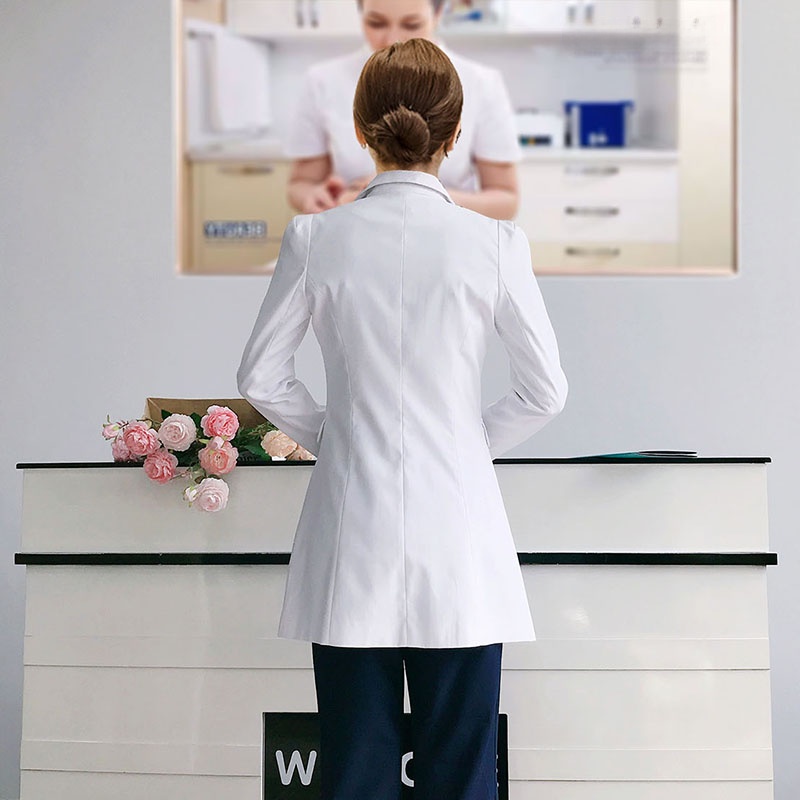 Белый медицинский халат с длин – обзор и цена Medical Lab Years