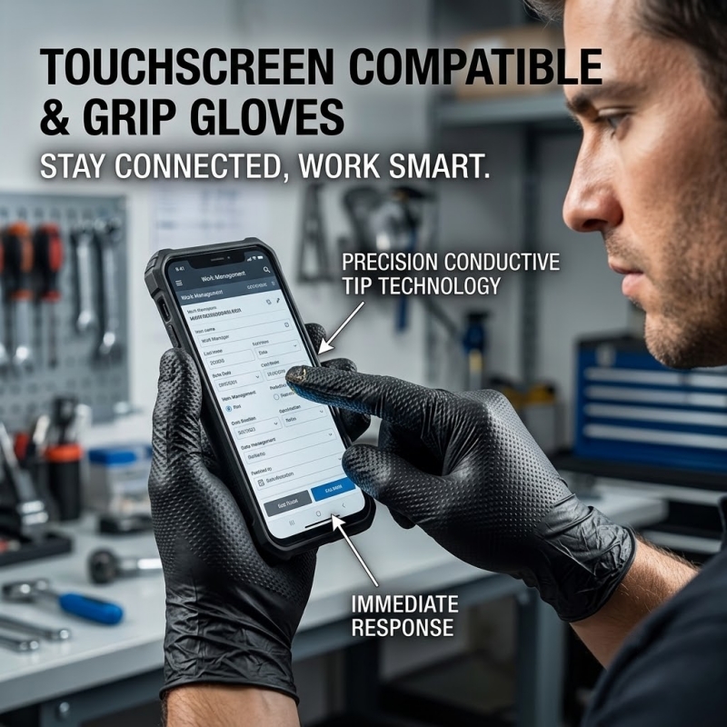 Прочные черные промышленные ни – обзор и цена Disposable Gloves Nitrile