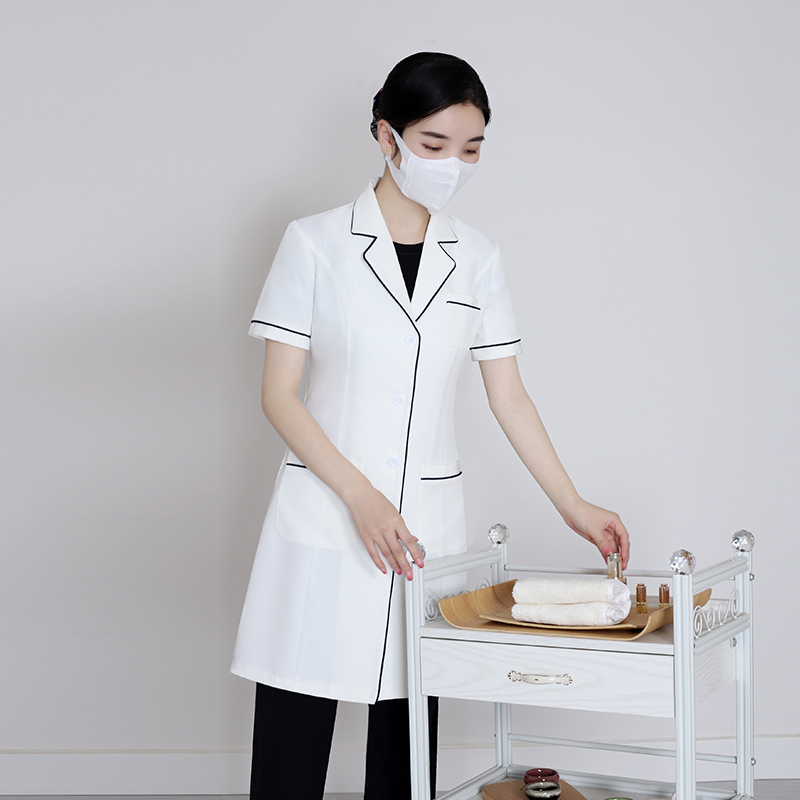 Белый медицинский халат с коро – обзор и цена Medical Lab Years