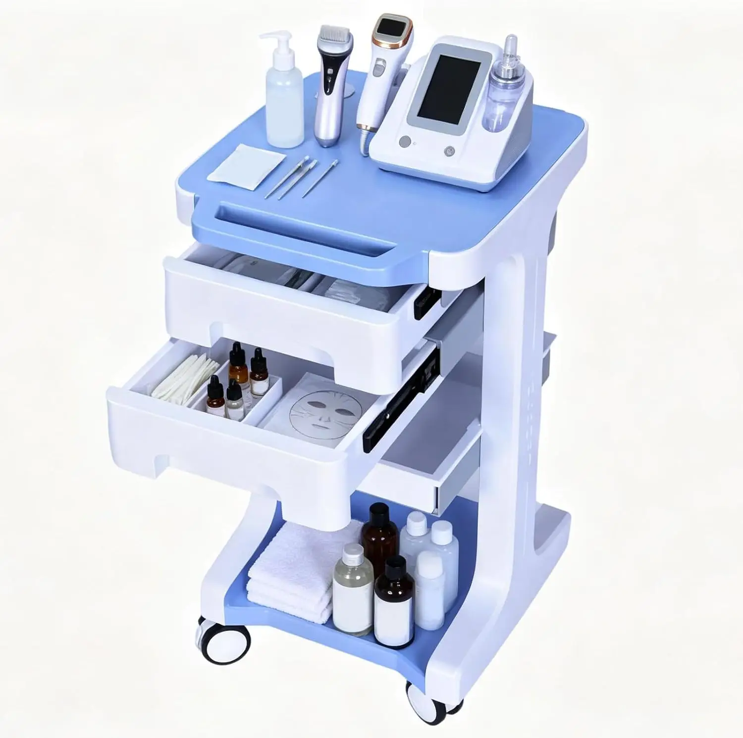 Трехъярусная медицинская тележ – обзор и цена Medical Lab Ultrasound