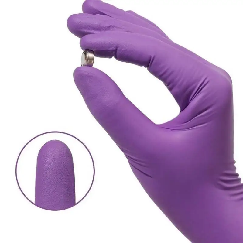 50/100 шт. фиолетовые нитрилов – обзор и цена Disposable Gloves Nitrile