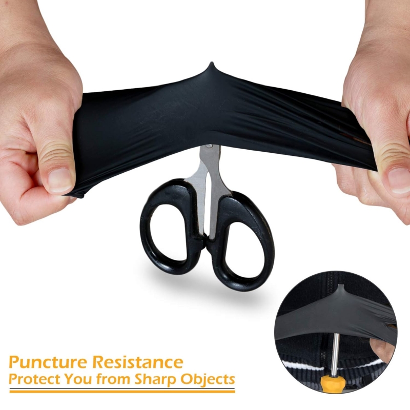 100 шт. черных нитриловых перч – обзор и цена Disposable Gloves Nitrile